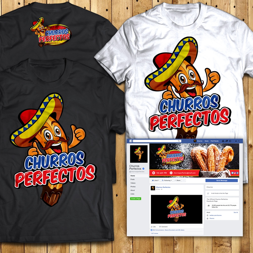 Churros Perfectos  logo design by torresace