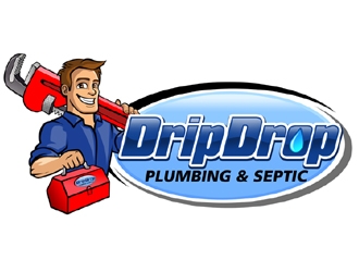 Drip Drop Plumbing & Septic logo design by ingepro