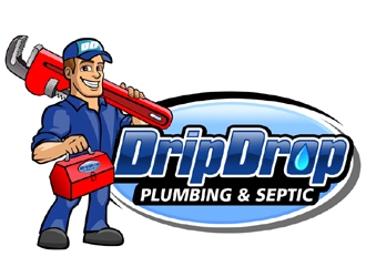 Drip Drop Plumbing & Septic logo design by ingepro