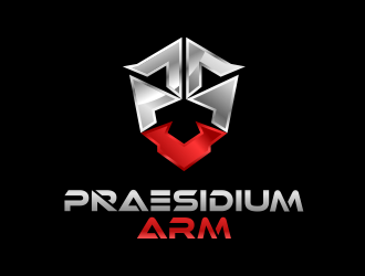 Praesidium Arms logo design by mikael