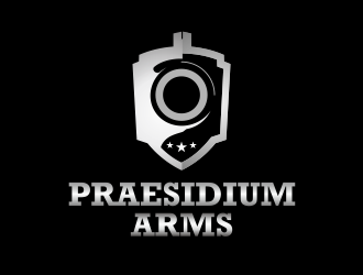 Praesidium Arms logo design by stark