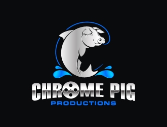 Chrome Pig Productions logo design by Aelius