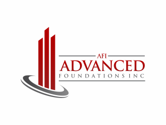 AFI Advanced Foundations Inc logo design by mutafailan
