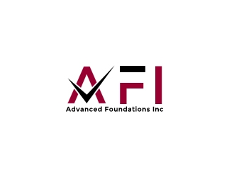 AFI Advanced Foundations Inc logo design by gilkkj