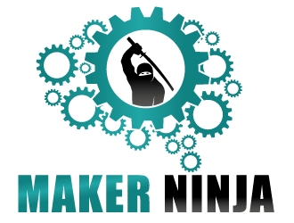 Maker Ninja logo design by PMG