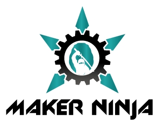 Maker Ninja logo design by PMG