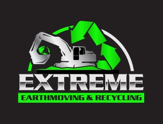 EXTREME EARTHMOVING & RECYCLING PTY LTD. logo design by moomoo