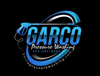 GARCO PRESSURE WASHING logo design by DreamLogoDesign