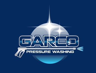 GARCO PRESSURE WASHING logo design by DreamLogoDesign