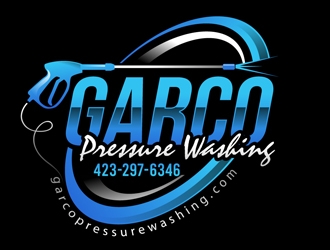 GARCO PRESSURE WASHING logo design by DreamLogoDesign