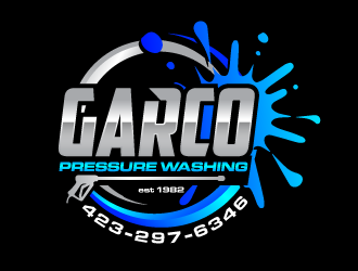 GARCO PRESSURE WASHING logo design by scriotx
