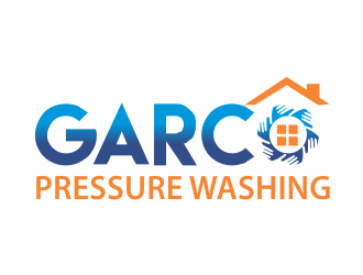 GARCO PRESSURE WASHING logo design by up2date