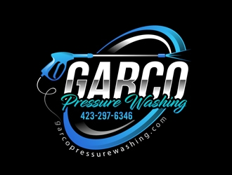 GARCO PRESSURE WASHING logo design by DreamLogoDesign