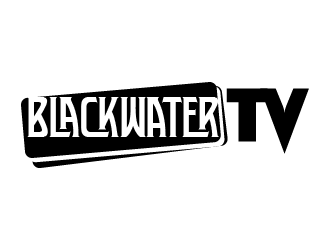 BLACKWATER TV logo design by PRN123