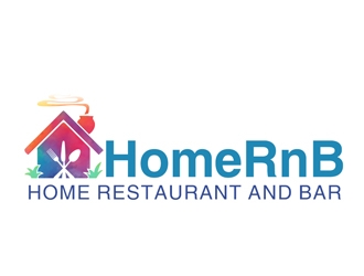 HomeRnB (Home Restaurant and Bar) logo design by Roma