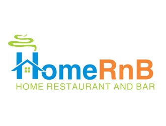 HomeRnB (Home Restaurant and Bar) logo design by Roma