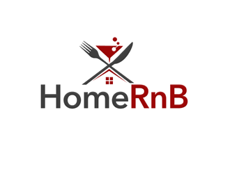 HomeRnB (Home Restaurant and Bar) logo design by megalogos