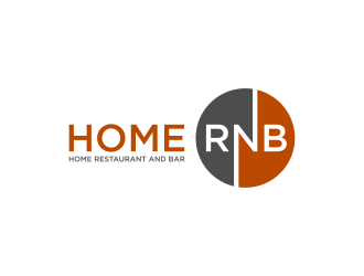 HomeRnB (Home Restaurant and Bar) logo design by L E V A R