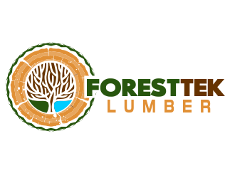 Forest Tek Lumber logo design by cgage20