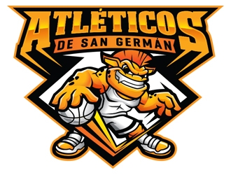 Atléticos de San Germán logo design by ZedArts