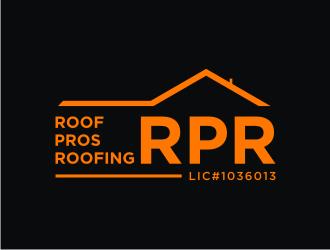 ROOF PROS ROOFING LIC#1036013 logo design by mbamboex