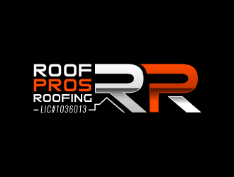 ROOF PROS ROOFING LIC#1036013 logo design by breaded_ham