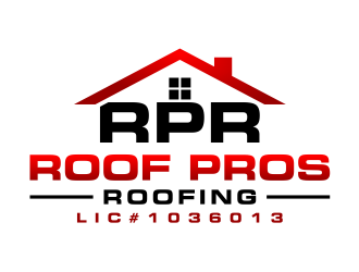 ROOF PROS ROOFING LIC#1036013 logo design by cintoko