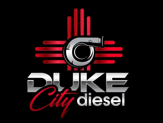 Duke City Diesel logo design by DreamLogoDesign