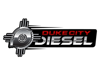 Duke City Diesel logo design by DreamLogoDesign