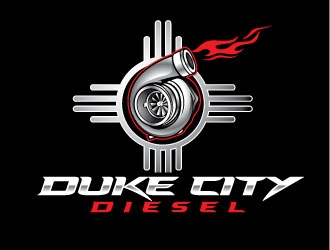 Duke City Diesel logo design by REDCROW