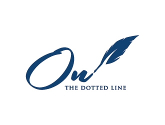On the dotted line logo design by jafar