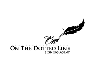 On the dotted line logo design by fastsev