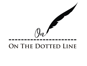 On the dotted line logo design by EkoBooM