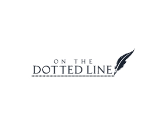 On the dotted line logo design by zenith