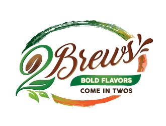 2Brews logo design by REDCROW