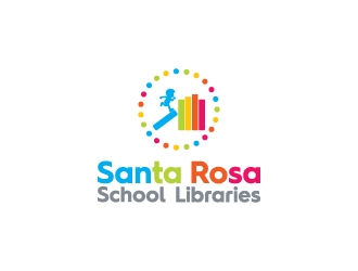 Santa Rosa School Libraries logo design by kenartdesigns