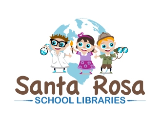 Santa Rosa School Libraries logo design by Dawnxisoul393
