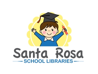 Santa Rosa School Libraries logo design by Dawnxisoul393