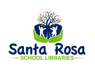 Santa Rosa School Libraries logo design by Dawnxisoul393