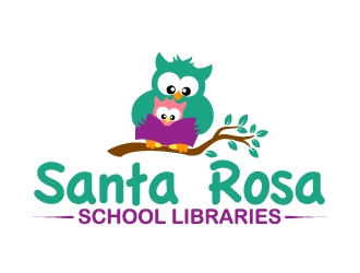 Santa Rosa School Libraries logo design by Dawnxisoul393