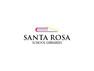 Santa Rosa School Libraries logo design by bcendet