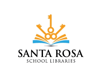 Santa Rosa School Libraries logo design by bcendet
