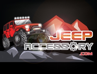 Jeep Accessory (or jeepaccessory.com)  logo design by Creasian
