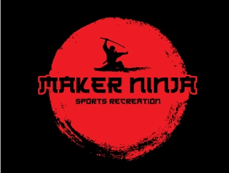 Maker Ninja logo design by emberdezign