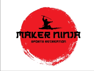 Maker Ninja logo design by emberdezign