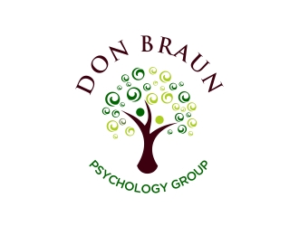 Don Braun Psychology Group logo design by cikiyunn