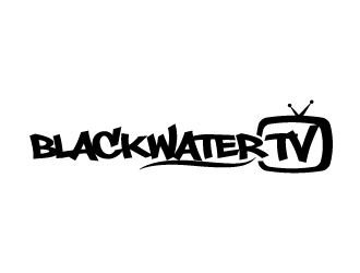 BLACKWATER TV logo design by jaize