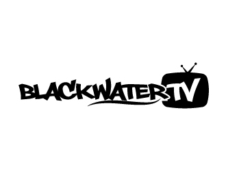 BLACKWATER TV logo design by jaize