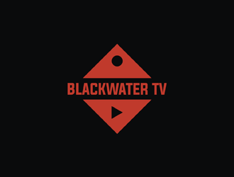 BLACKWATER TV logo design by EkoBooM