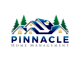 Pinnacle Home Management logo design by SmartTaste